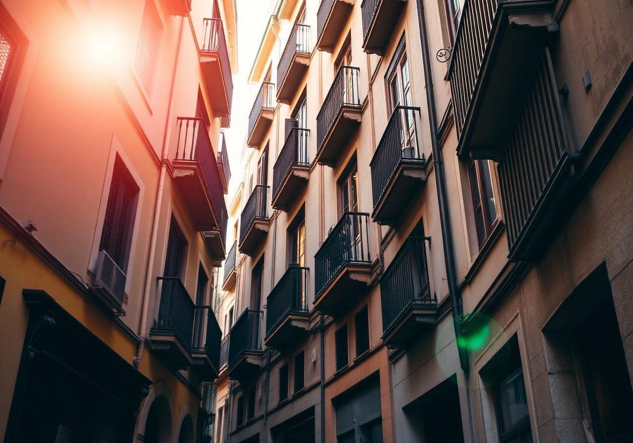 A view of Barcelona, Spain