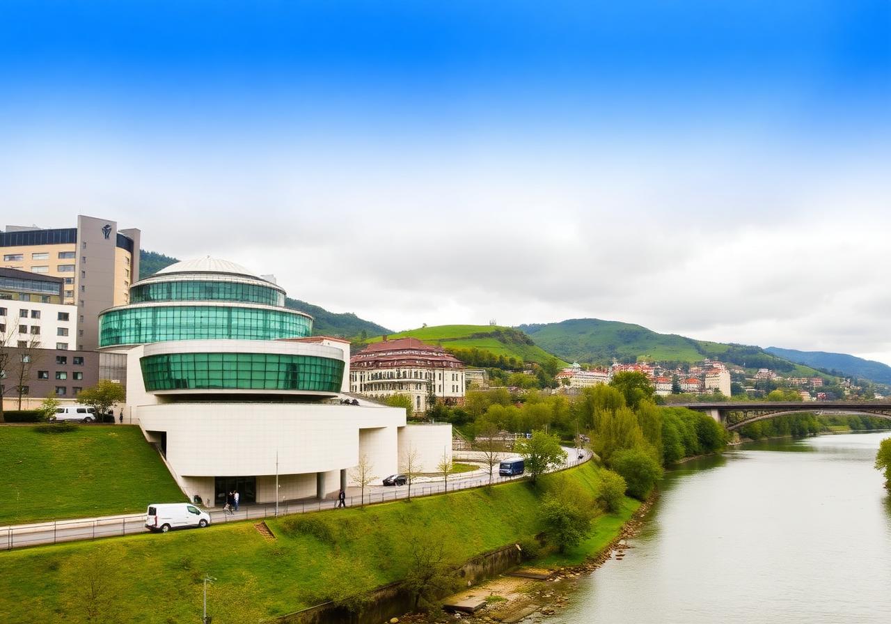 A view of Bilbao, Spain