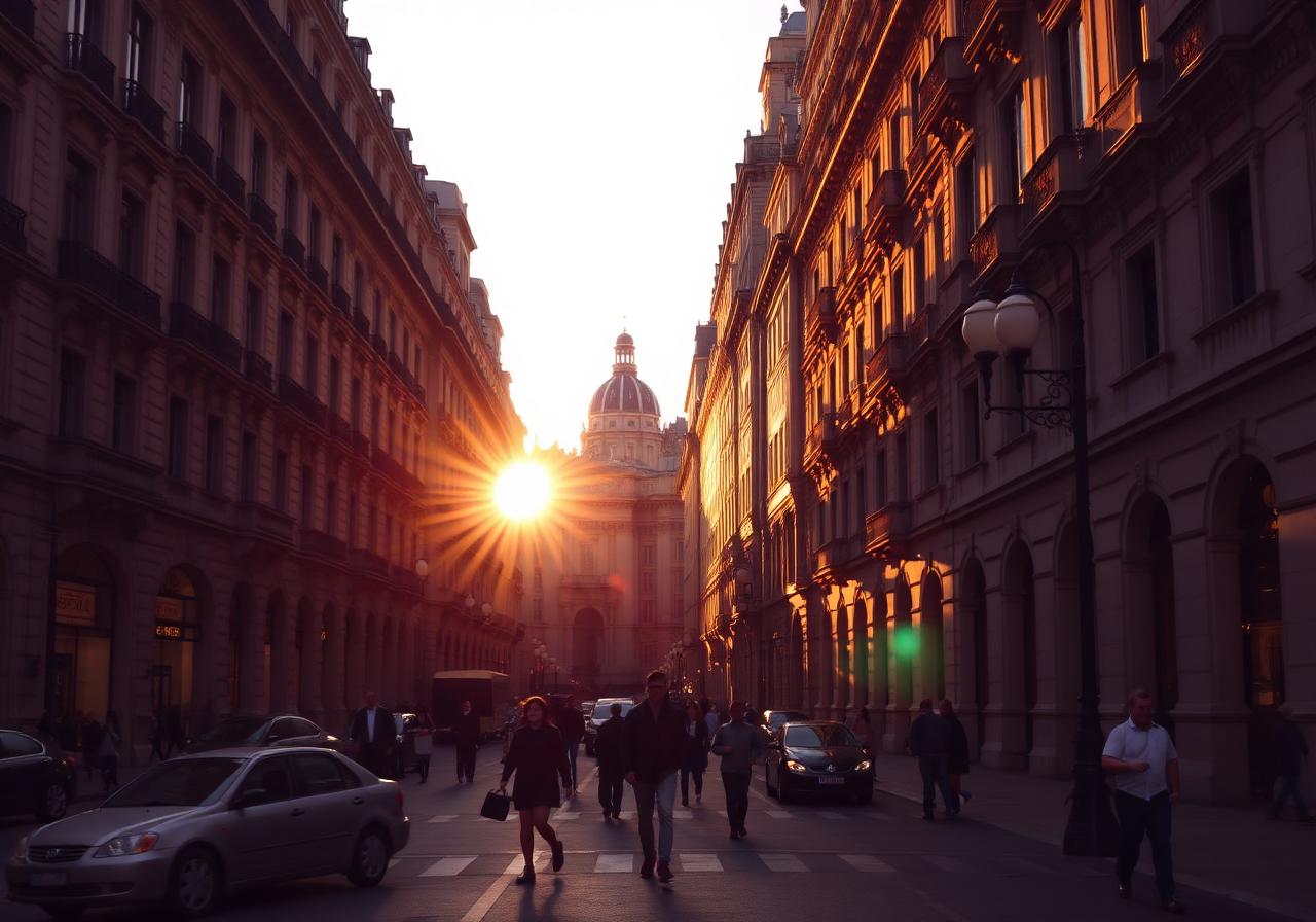 A view of Madrid, Spain