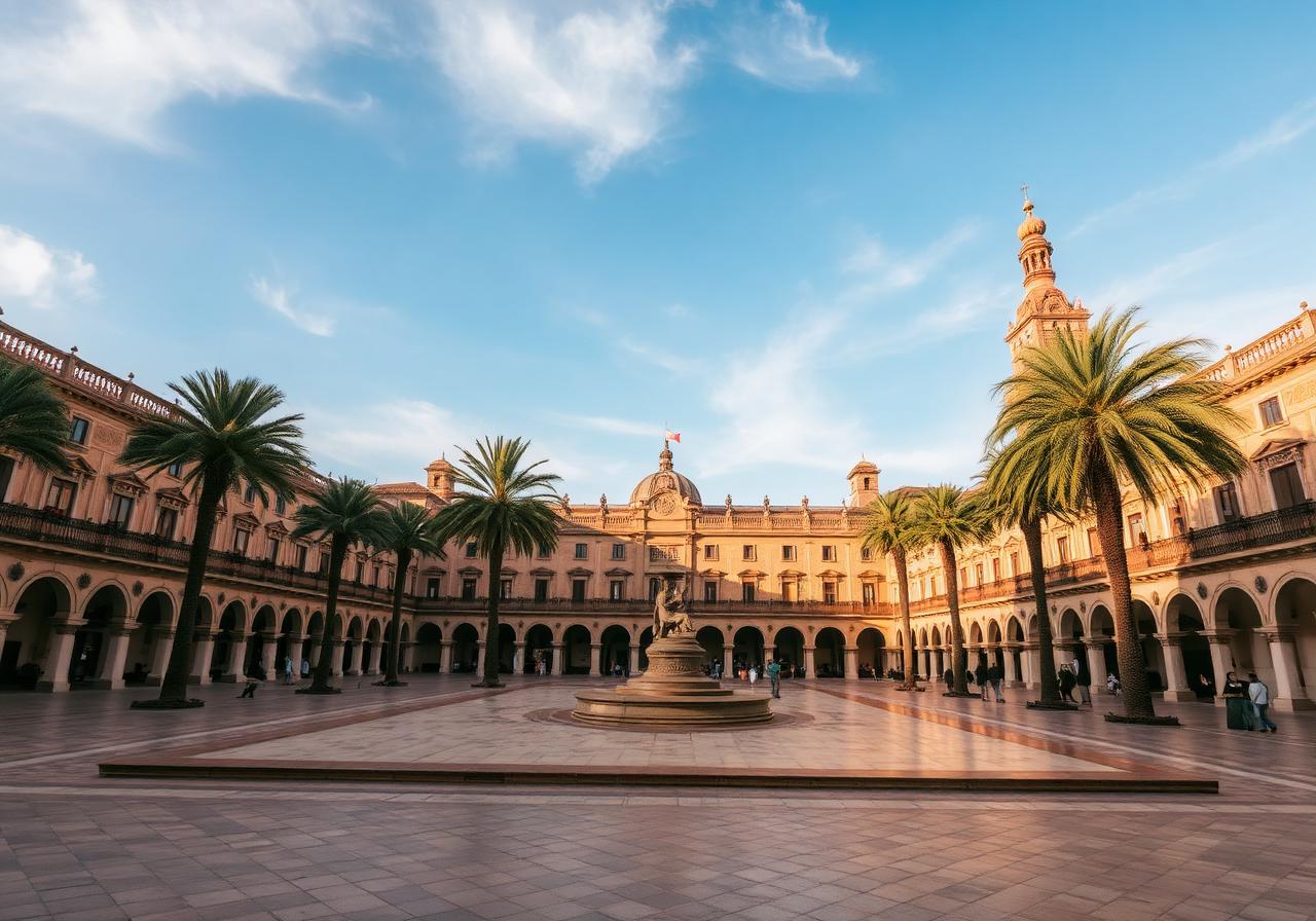 A view of Sevilla, Spain