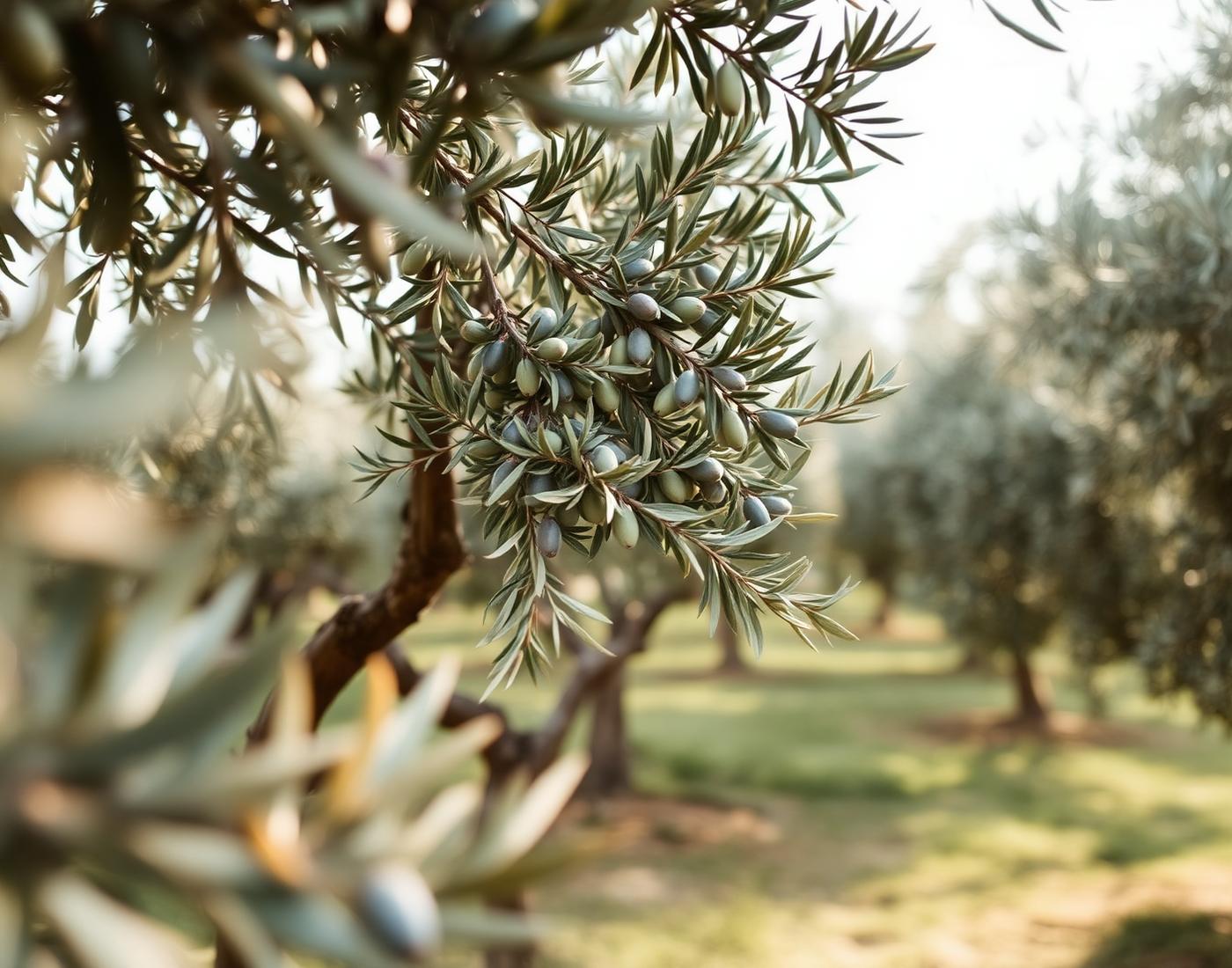 An olive grove on a Spanish hillside